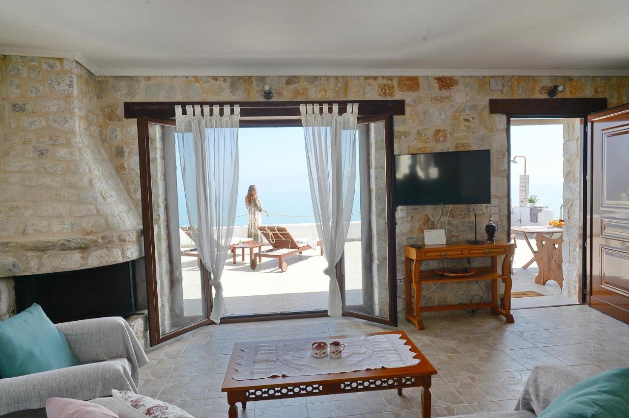Antorina Beachfront Villas With Private Pools Kamari  Exteriér fotografie