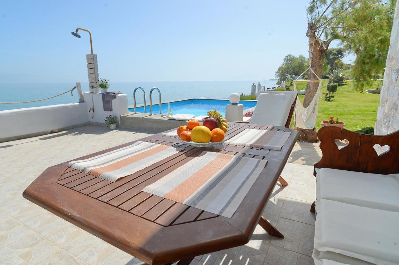 Antorina Beachfront Villas With Private Pools Kamari  Exteriér fotografie
