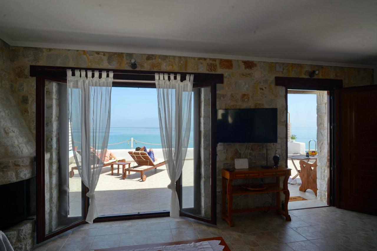 Antorina Beachfront Villas With Private Pools Kamari  Exteriér fotografie