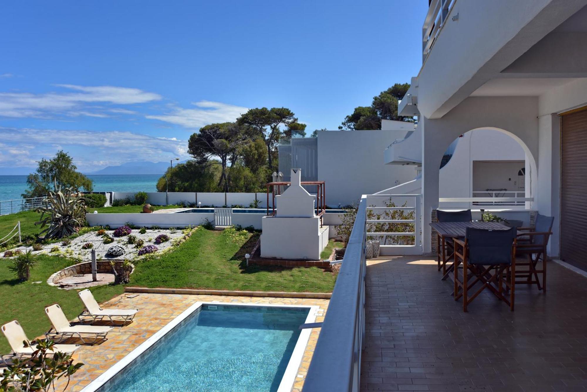 Antorina Beachfront Villas With Private Pools Kamari  Exteriér fotografie